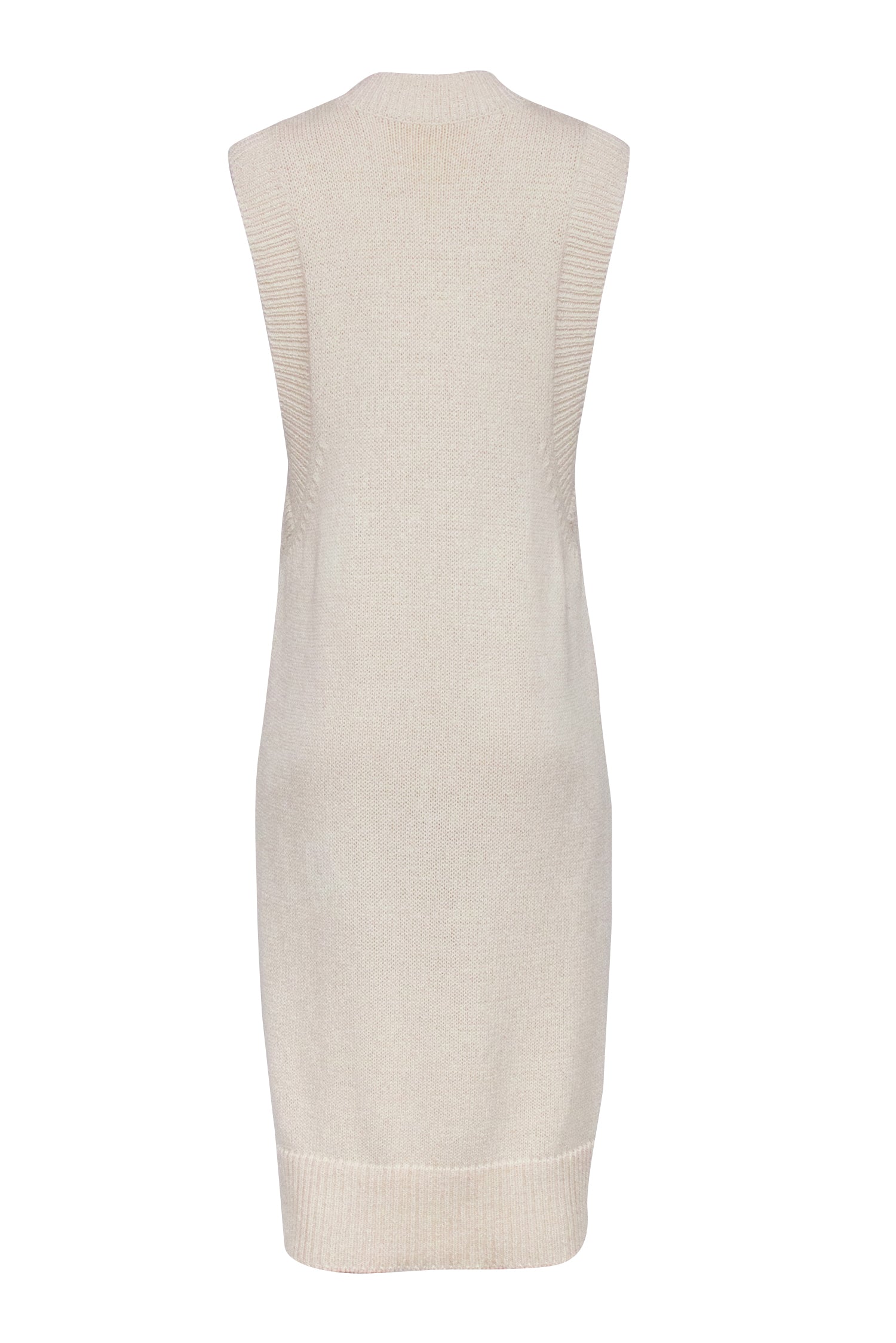 Rodebjer Cream Sleeveless Knit Dress - Size XS