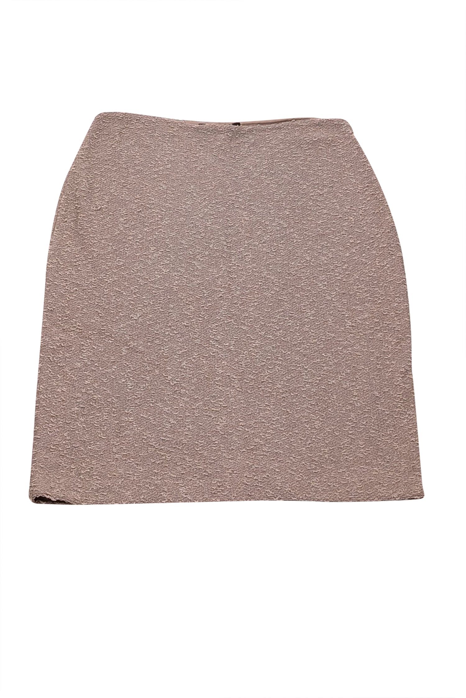 Gorgeous St. John Taupe Brown Textured Knit Skirt - Size 8